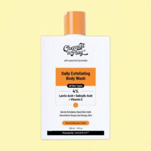 Chemist At Play Exfoliating Body Wash 4% Lactic acid + salicylic Acid + vitamin E 236ml