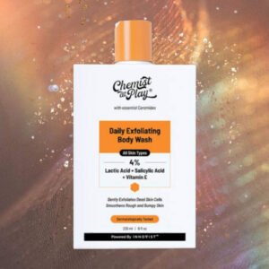 Chemist At Play Exfoliating Body Wash 4% Lactic acid + salicylic Acid + vitamin E 236ml