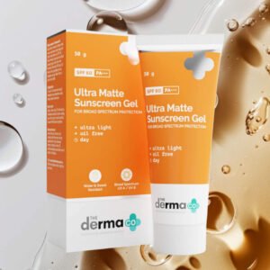 The Derma Co Ultra Matte Sunscreen Gel SPF 60 (50g)