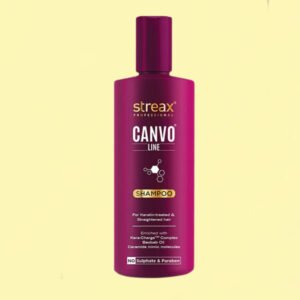 Streax Professional Canvo Line Shampoo For Keratin Treated And Straightened Hair 300ml