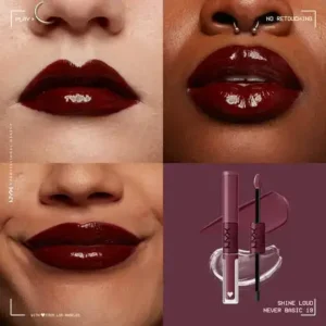 NYX Shine Loud High Shine Lip Color - Never Basic
